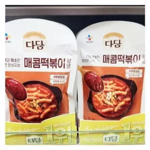 CJ 다담 매콤떡볶이 양념 140g x 3개 a49803