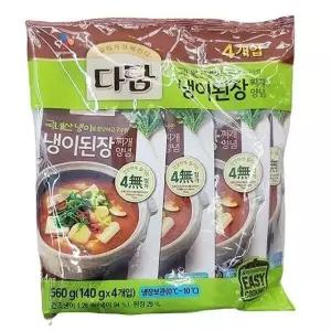 CJ 다담 냉이된장찌개 양념 140G X 4 X 1개 a80006