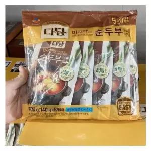 다담 바지락순두부찌개양념 140gx5 a51882ice5