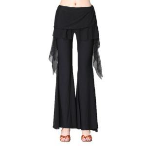 댄스복바지 스퀘어 치마 바지 일체형 왈츠 사교 하의