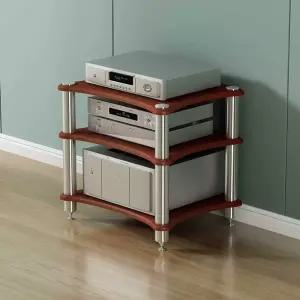 오디오선반 철제 앰프 2단-화이트 인테리어 케이스 테이블 수납장