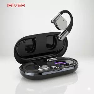아이리버 오픈형 무선 블루투스 6.0 귀걸이형 이어폰 C타입 러닝 아이폰 호환 IB-IX7