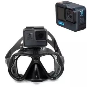고프로11 블랙 호환 액션캠 수경 물안경 스노쿨링 마스크 스쿠버 촬영용