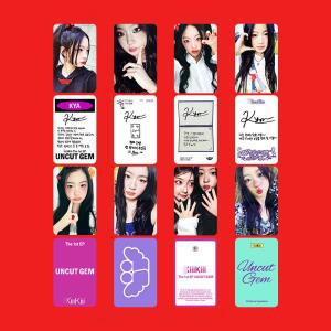 8개/대 KiiiKiii 아이돌 소녀 새 앨범 UNCUT GEM HD Printd Photocards SUI HAUM JIYU LEESOL KYA Lomo 카