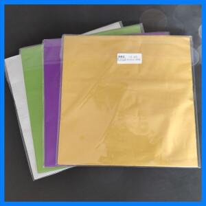 100pcs 25*25cm 알루미늄 호일 포장 종이 초콜릿 웨딩 래퍼 캔디 선물 포장 필름 식품 학년