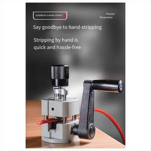 신뢰  수동 전선 스트리핑 기계 구리 스트리퍼 드릴 전기