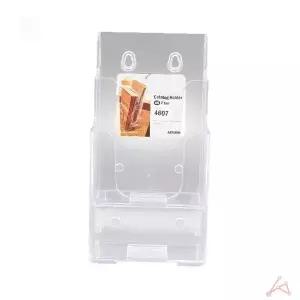 투명 아크릴 리플렛 거치대 2단 책자 카드 명함 안내문 홍보물 진열 매장 전시