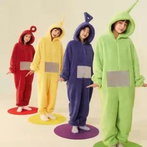 텔레토비 잠옷 킹받는 선물   쓸데없는 재미있는 웃긴 우정 커플 연말 모임