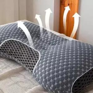 [무료배송] 편안한 통풍 경추 숙면베개 목 어깨 꿀잠 쿠션 베개