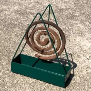 그린 철제 실내 야외 캠핑 모기향 거치대 케이스 홀더 모기향거치대