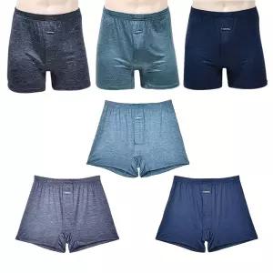 여름 남자 인견팬티세트 3장 사각 드로즈 팬티 빅사이즈 120까지