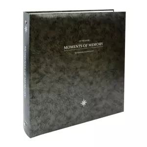 4R 접착 앨범 45매 그레이 바인더 타입 자유 접착식