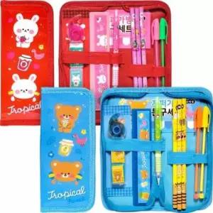 [문구] 지퍼가방 문구세트 4000원X8개