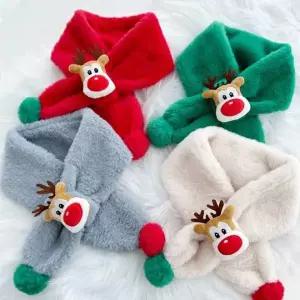 크리스마스 루돌프 목도리 따뜻한 겨울 선물용 방한템