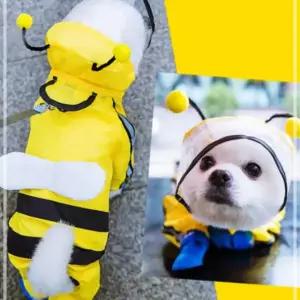 애견 꿀벌 BI-A100260 노랑 우의 HWBFF585
