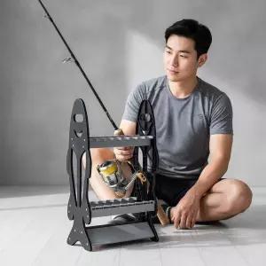 스탠드형 낚싯대 정리대 낚시 로드 거치대 보관 랙 받침대