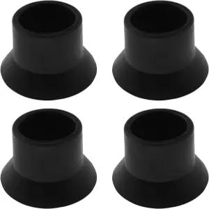 Yangz 4PCS 트램펄린 발 충격 흡수 흡입 컵 미끄럼 방지 무소음 커버 다리 고무 캡 책상 의자 가구 블랙