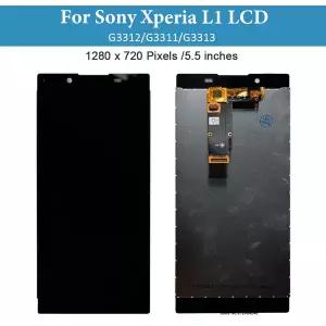 5.5 LCD 소니 Xperia L1 G3312 G3311 G3313 디스플레이 터치 스크린 디지타이저 프레임