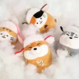 [유일] 양털 겨울 모자 파우치 소품 캐릭터 인형 손난로 방한용 핫팩 디자인