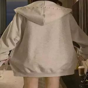 가을 겨울 빈티지 여성패션 맨투맨 비즈 후드 카디건 DL4