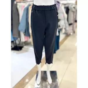 소고 세이브존01 밑단 이중배색 배기 바지 TJ1XA01_A