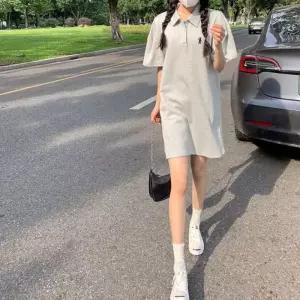 [라일리여성의류] Rly 미니 원피스 여성 봄 여름 빅사이즈 치마 카라