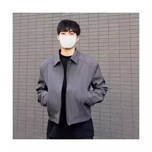 남자 정장 자켓 빈티지 패드 재킷 캐주얼 집업 쇼트 코트 붐 젠1