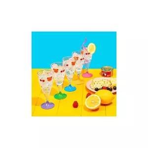 위글위글 감성 캠핑 플라스틱 리유저블 파티컵 세트 Cherry & Bear MNS