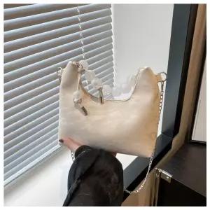 여성용 크로스백 진주 핸드백 체인 숄더백 패피5