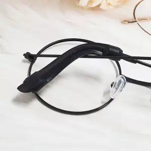 실리콘 안경 다리 커버 블랙 안경부자재 안경미끄럼방지 안경논슬립