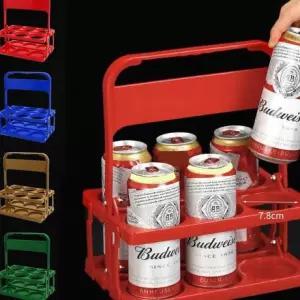 접이식 음료수 캐리어 데일리 보관 휴대용 카페 스포츠 캠핑 실용적 디자인 커피 손잡이