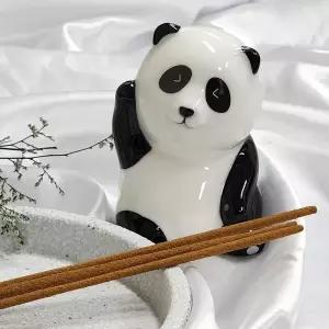 인센스 스틱 홀더 손을 든 판다 인센스받침 인센스거치대 인센스꽂이