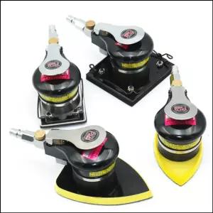 에어 삼각 샌딩기 오비탈 폴리셔 목공 그라인더 사포기 연마
