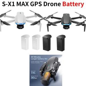 S-X1 MAX GPS 드론 배터리 7.4V 1600mAh 부품용