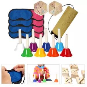 어린이집 음악교구 핸드벨 소리블럭 유아안대 장난감 연주 악기놀이 학예회 교육완구