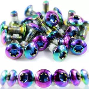 로드 바이크 산악 자전거용 NEPIVDOS 25Pcs 디스크 브레이크 로터 볼트 M5 x 10mm 스크류 T25