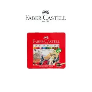 파버카스텔 일반 색연필 24색 세트 틴케이스