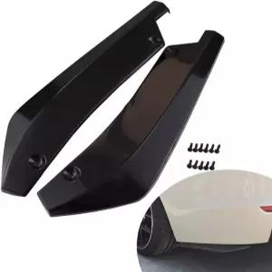 리어 범퍼 디퓨저 유니버설 카 사이드 펜더 스커트 립 스플리터 카나드 프로텍터 1쌍 카본