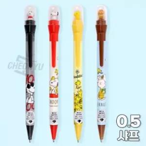 [문구/오피스] 스누피 돔형 마스코트 샤프 0.5mm