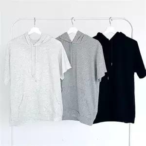 [후드티] 보메론 베이직 후드 반팔 티셔츠 포인트