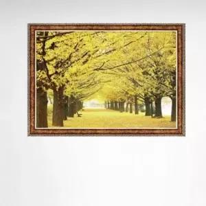 퍼즐 1000피스 은행나무길 직소퍼즐 앤틱골드액자포함