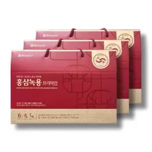 종근당건강 홍삼녹용 프리미엄 50ml 30포 3박스 /wb