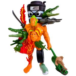 이탈리안 브레인롯 Italian brainrot 합체 가동 조립 피규어 카푸치노 아사시노 f0716