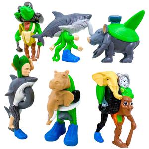 이탈리안 브레인롯 Italian brainrot 합체 가동 조립 피규어 6종 f0714