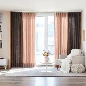 커튼 핑크브라운 650 x 230 cm 코스트코 두레샵2603