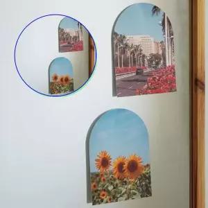쌍문상회 미니 엽서 포토 인테리어 작은 15type 내방 풍경 아치형 꾸미기 포스터 예쁜 사진 벽 감성