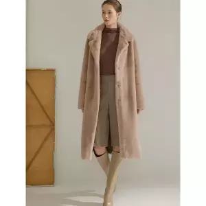 리오벨 [리오벨]프리윈터 FAUX 부들부들 리버서블 롱코트 1163402