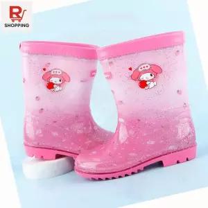 리본 아동장화 미끄럼방지 레인부츠 갯벌체험 유아장화