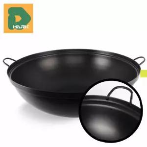 업소용 튀김냄비 40cm 주방용 경질팬 닭튀김용 식당용 국산형 가마솥 대형웍 볶음용 조리용 요리용 궁중팬