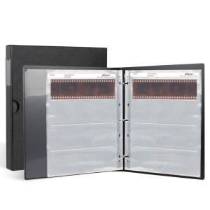 eTone 아카이브 보관 시트 페이지 슬리브와 네거티브 프리저 링 바인더 50x120 필름 앨범 120